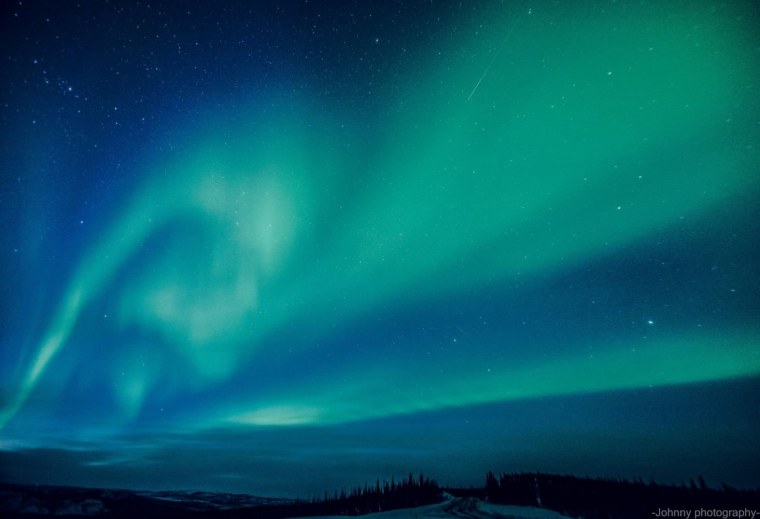 Северное сияние в Тульской области