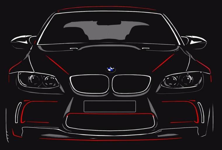 BMW e92 m3 drawing
