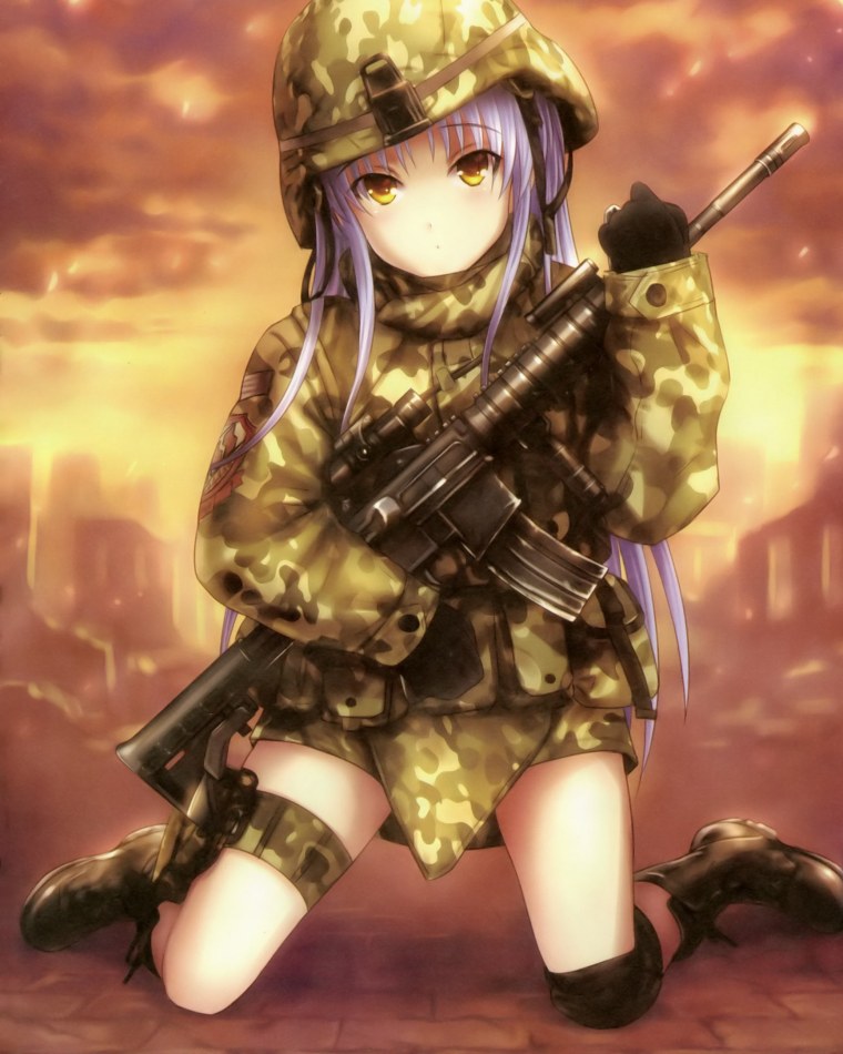 Ангельские ритмы аниме военные