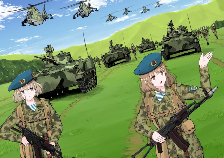 Российская армия аниме