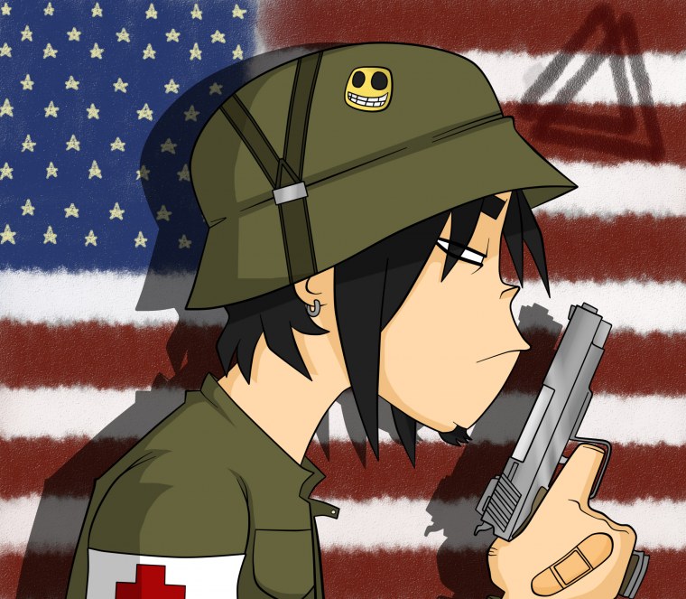 USMC ww2 аниме
