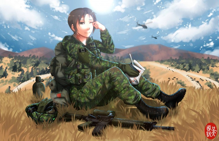 Аниме военные