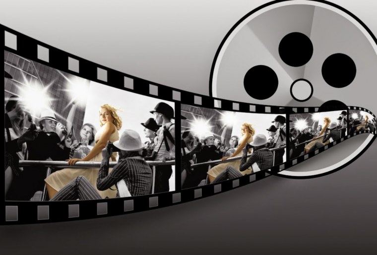 Кинолента с кадрами