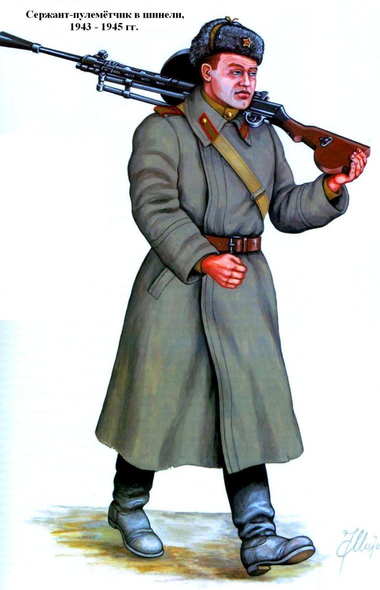 СССР вторая мировая пулеметчики