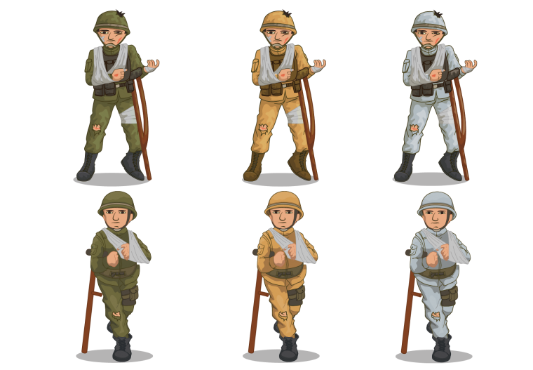 Солдат вектор