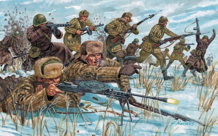 Russian Infantry Italeri, 1/72