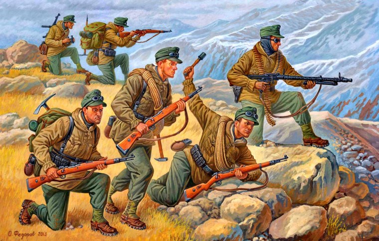 Битва за Кавказ горные стрелки Эдельвейс