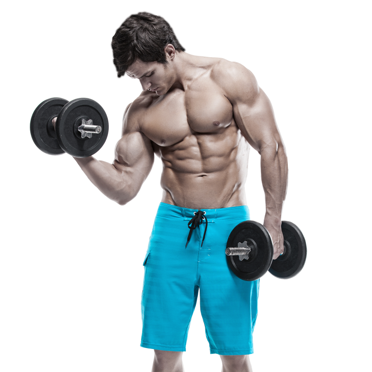 Фитнес мужчина без фона