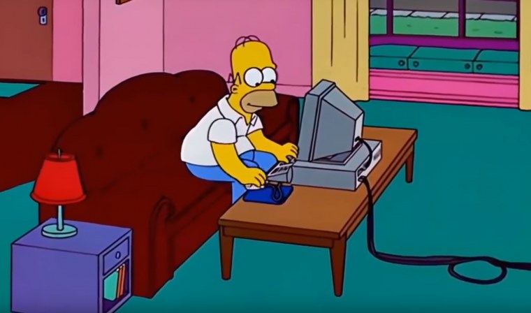 Рабочее место Гомера Симпсона