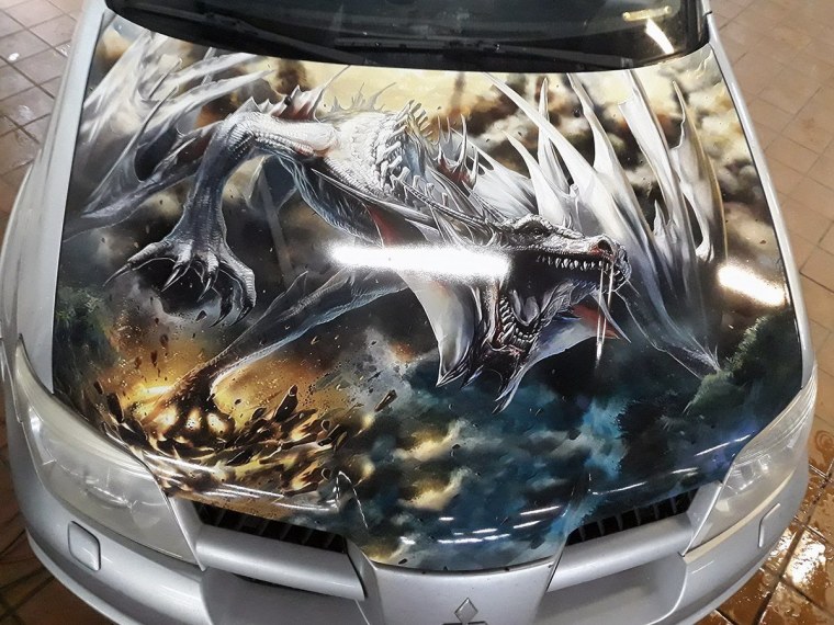 Аэрография леопард