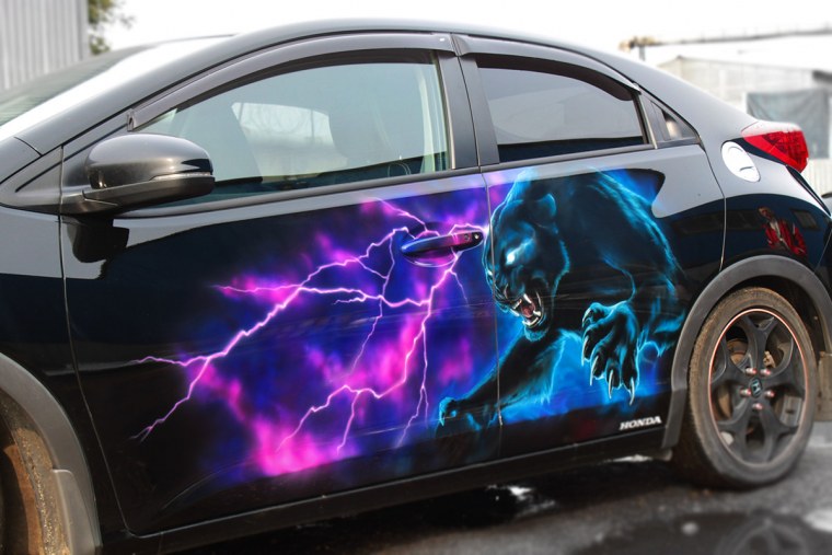 Красивая аэрография