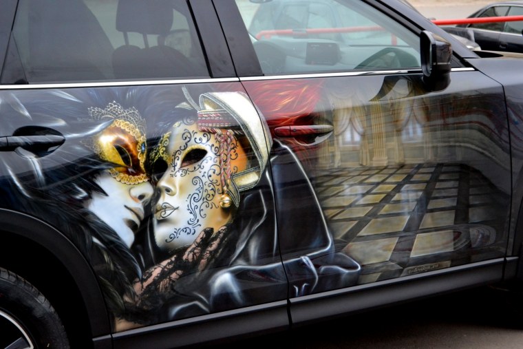 Cx9 Mazda аэрография