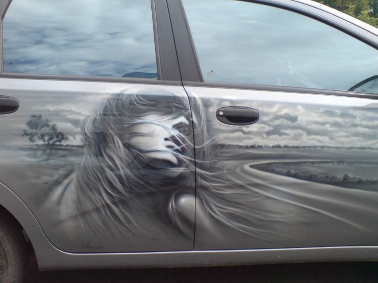 Красивая аэрография