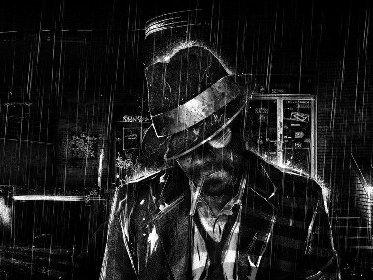 Черно белый фон аниме