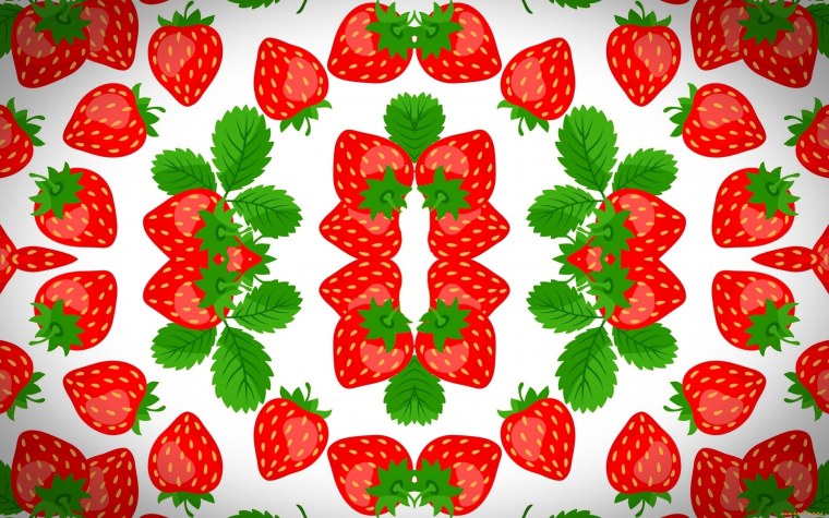 Июнь клубника природа