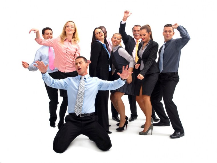 Радостный коллектив