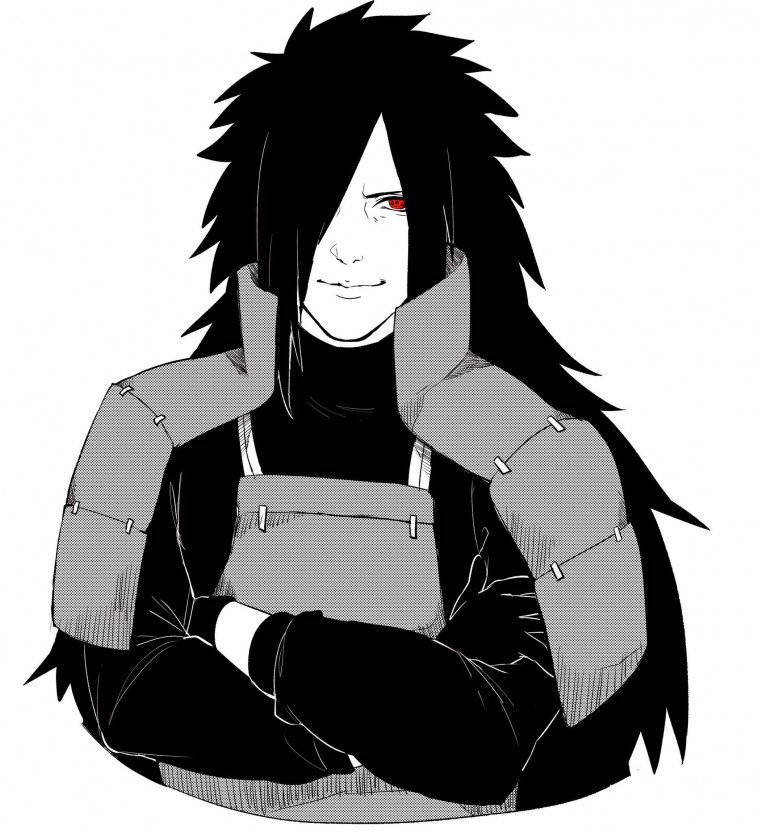 Мадара Учиха белый