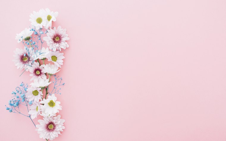 Розовые цветы вертикальные