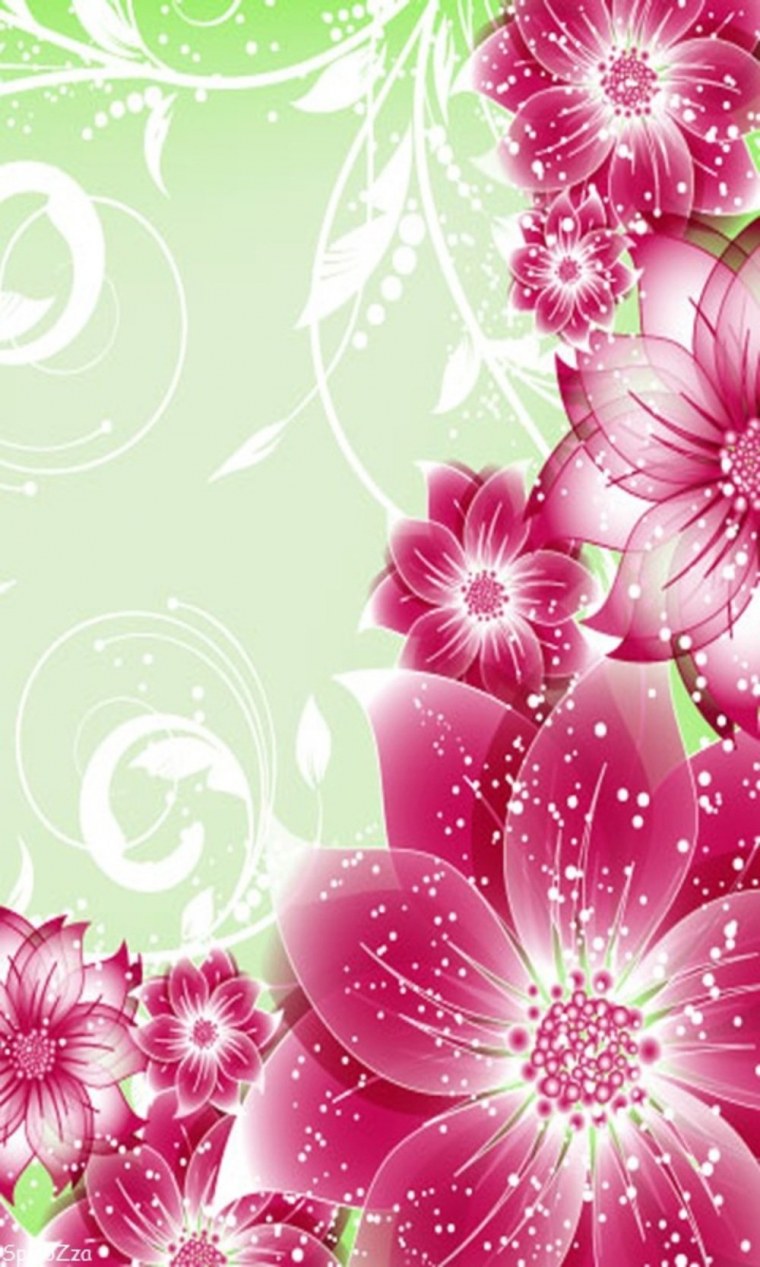 Красивый весенний фон вертикальный