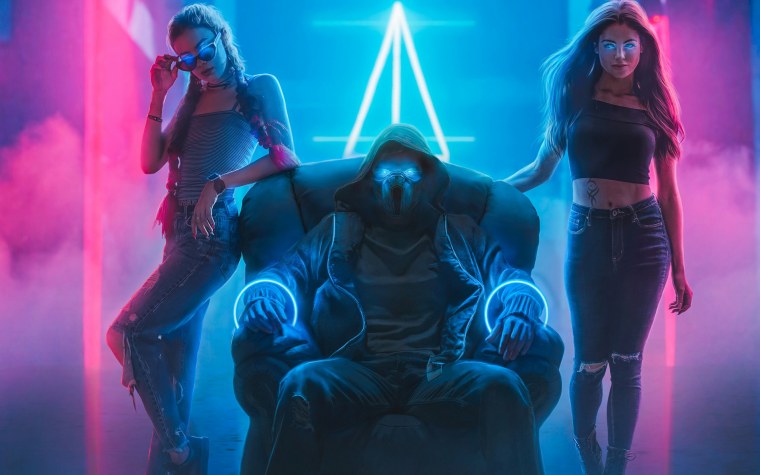 Неоновые арты