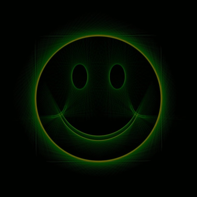 Хэппи зеленый смайлик квадратный