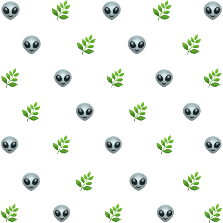 Смайлик на зеленом фоне