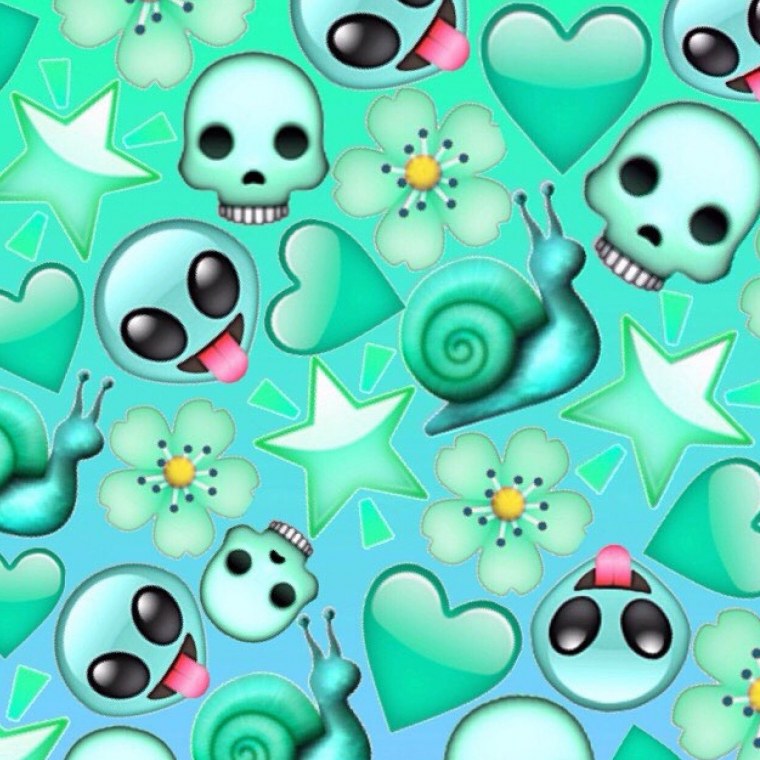 Рожица на черном фоне