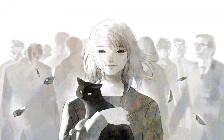 Одиночество сери толпы