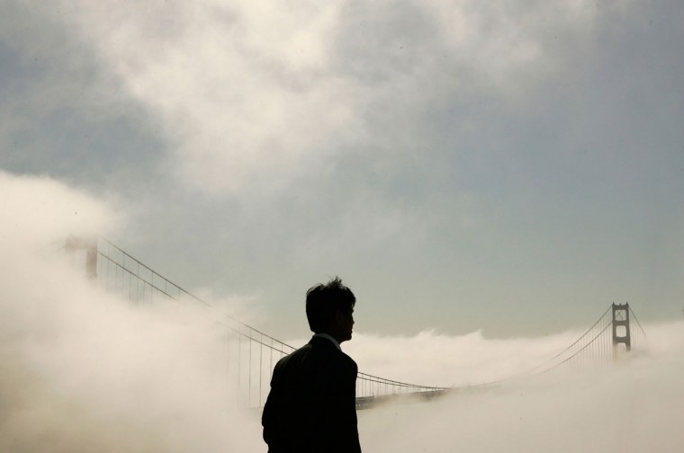 Туман на дороге