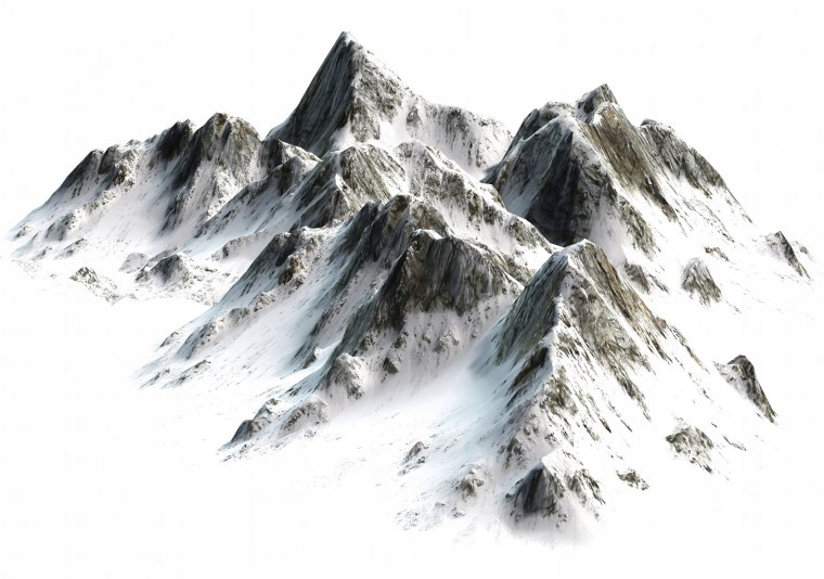 Снежные горы на заднем плане