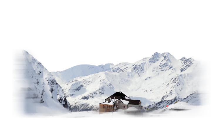 Снежные горы вектор