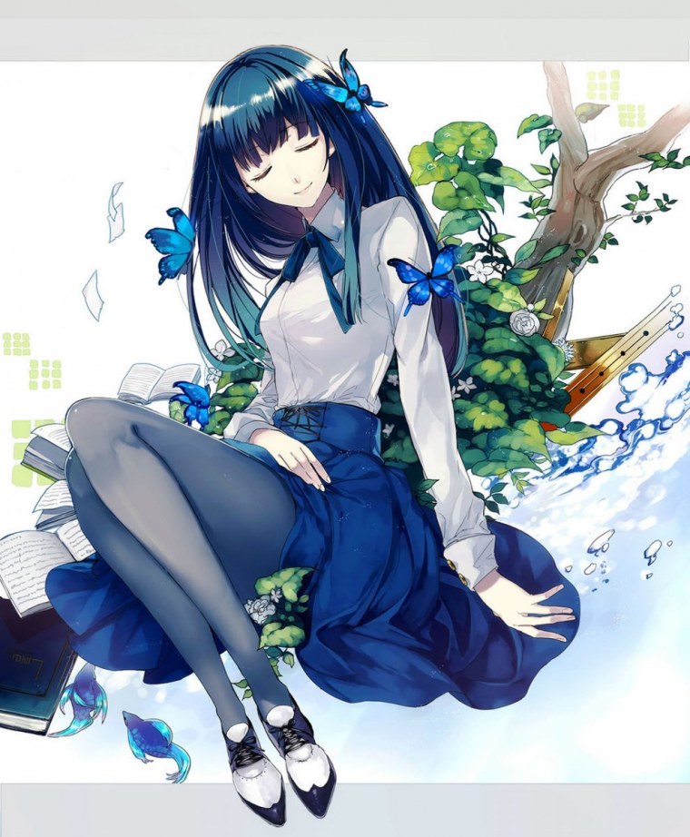 Тёмная Блу аниме