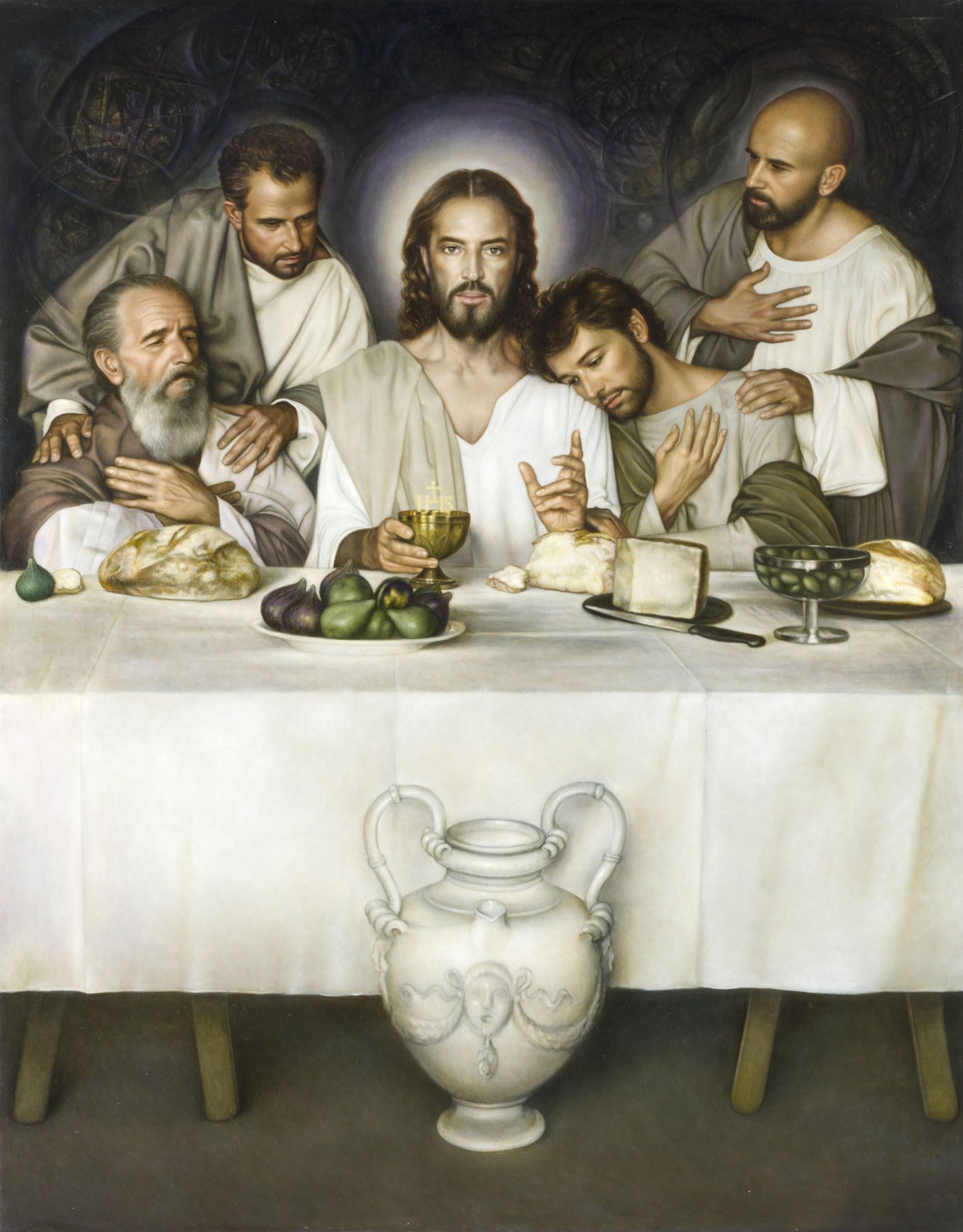 Тайное вечере сюжет. Иисус Христос Тайная вечеря. Вечеря Иисуса Христа. Иисус вечереря Тайная вечеря. Тайная вечеря Микеланджело.