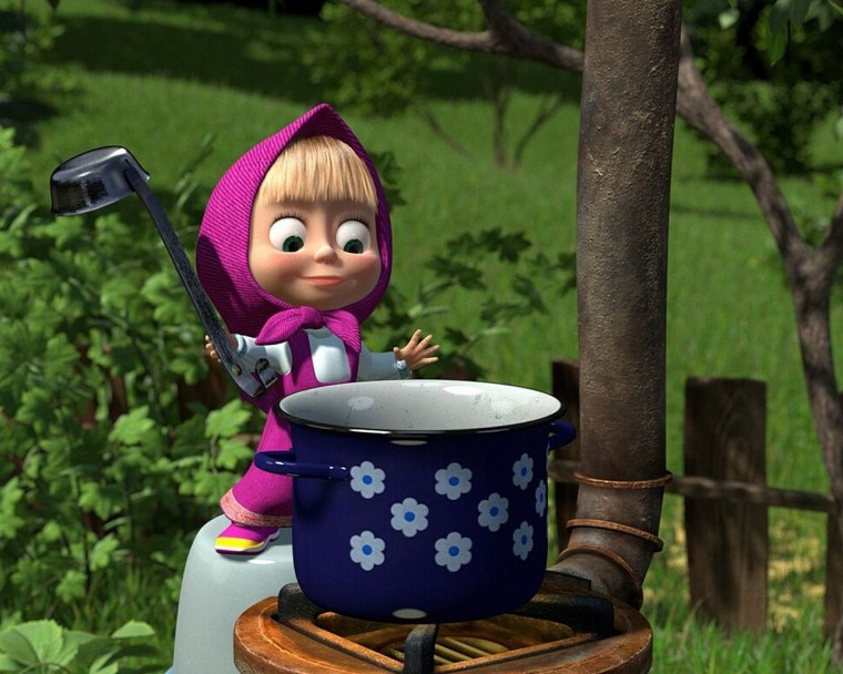 Маша и медведь Маша каша