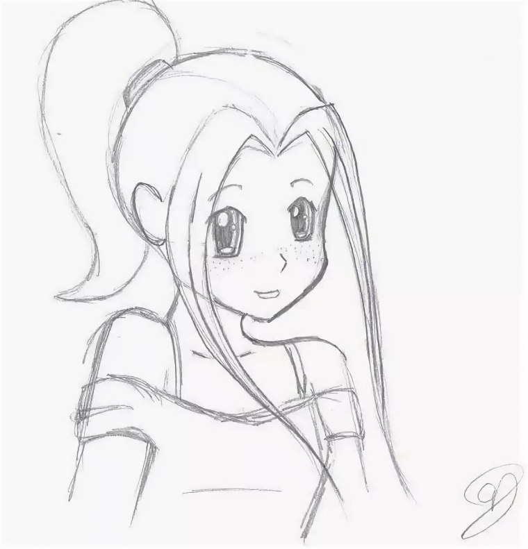 Аниме для срисовки