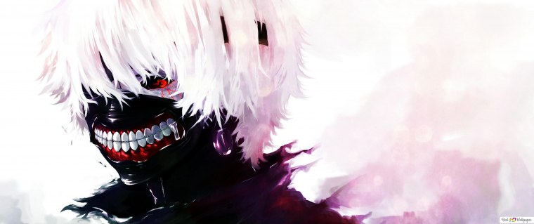 Канеки Кен сидит