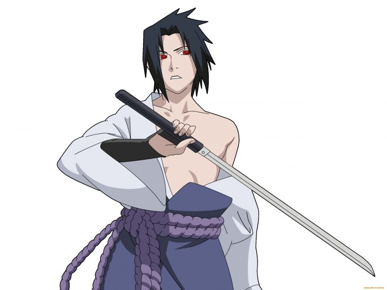 Учиха Саске Риннеган в полный рост