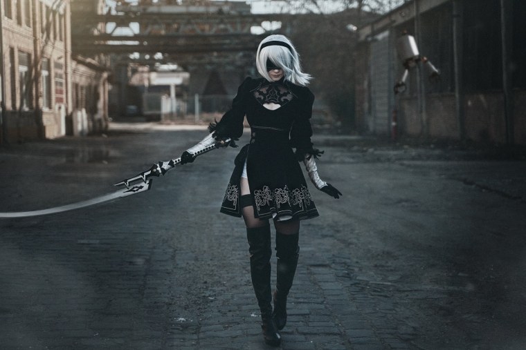 NIER Automata 2b ножки