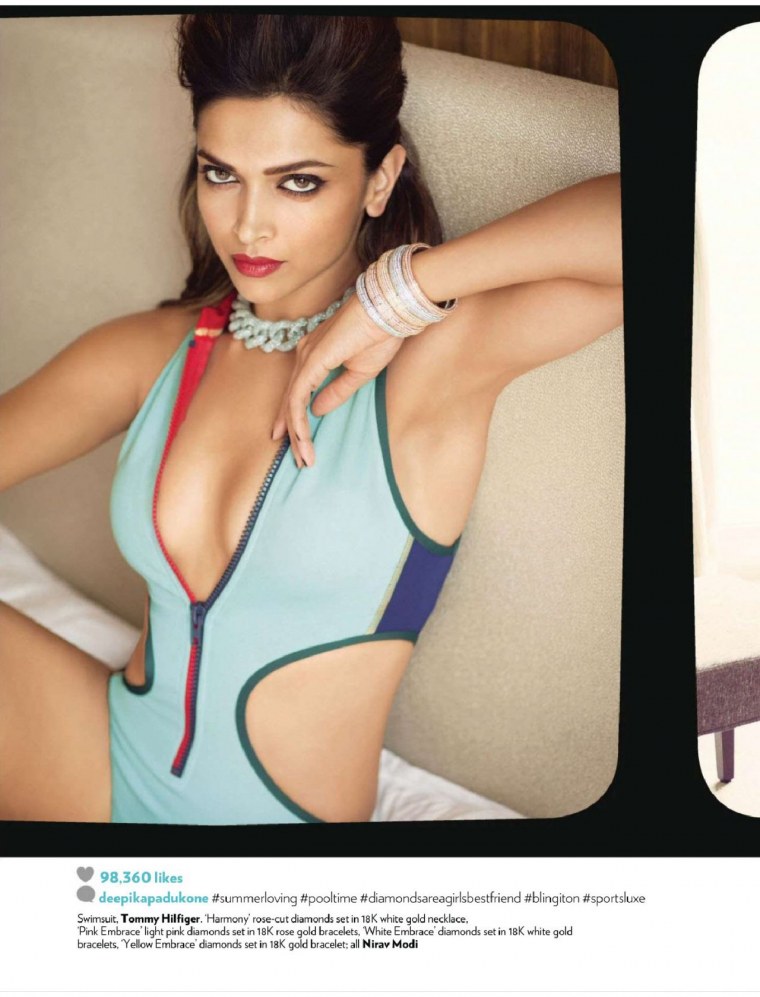 Дипика Падуконе в Нижнем белье