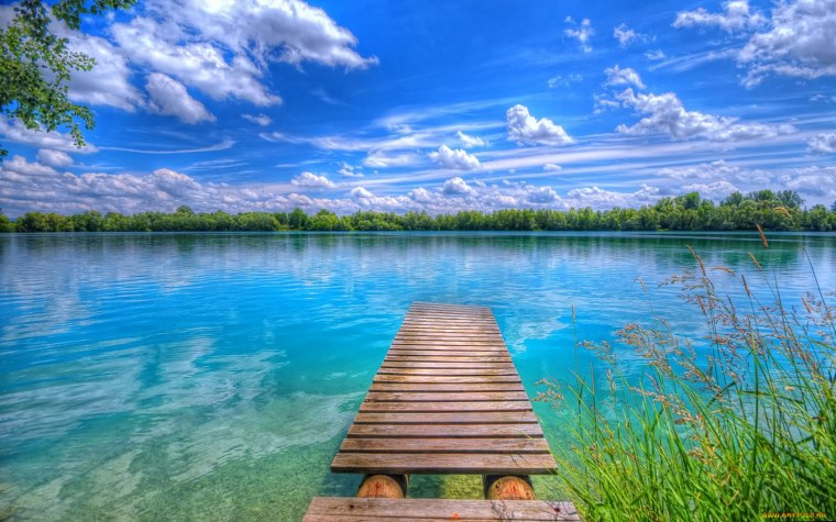 Пейзаж с рекой