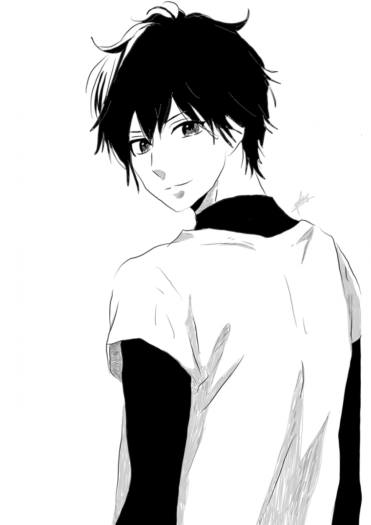 Аниме кун арт чб