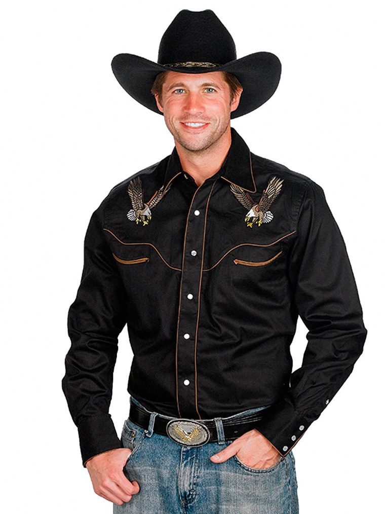 Мужская ковбойская рубаха