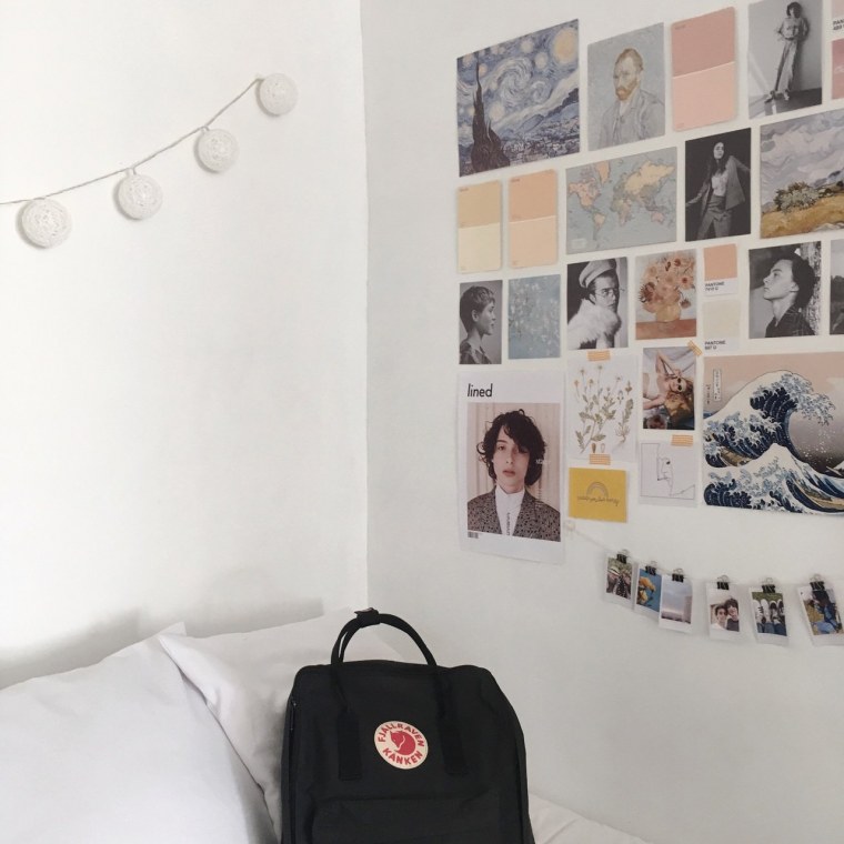 Стена из фотографий из пинтереста