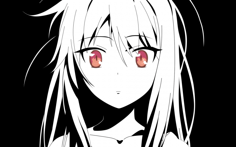 Изображение 500 на 500 черно белый фон аниме