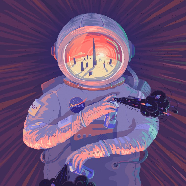 Космонавт арт