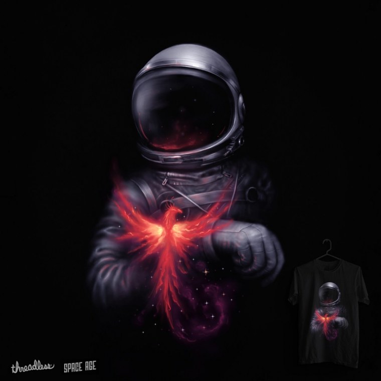 Космонавт в огне