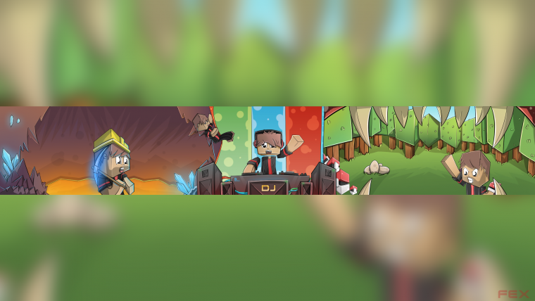 Шапка для канала по майнкрафту