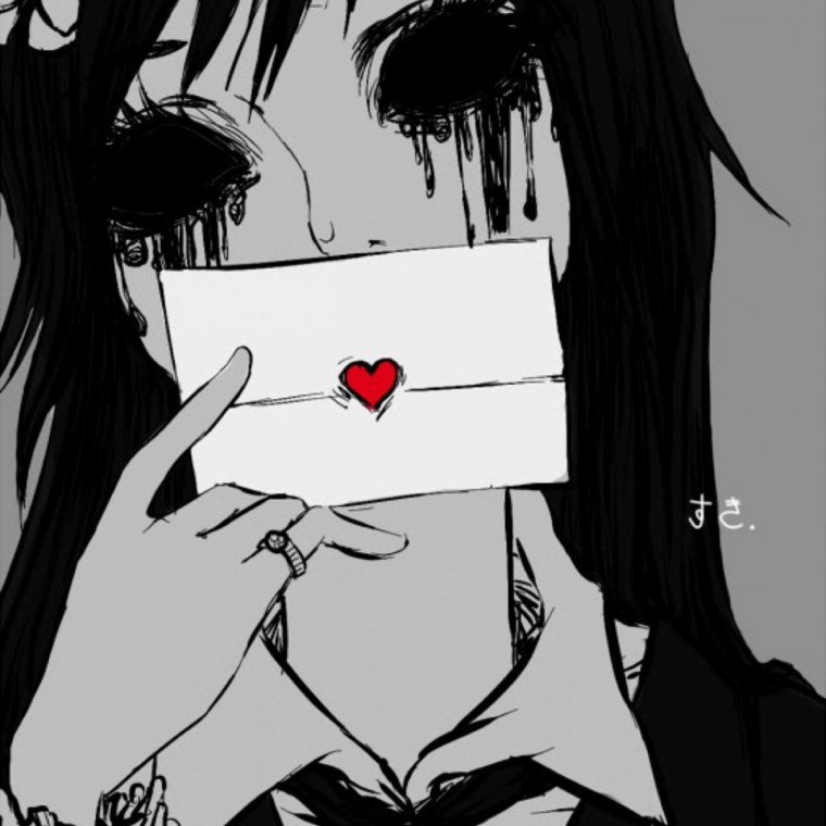 Грустная тян