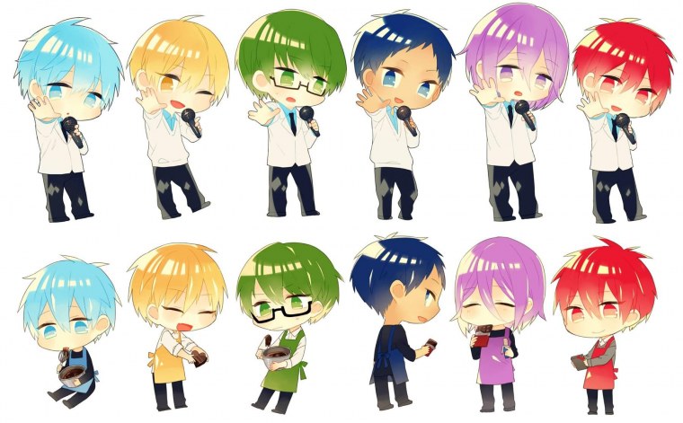 Раскраска по аниме баскетбол