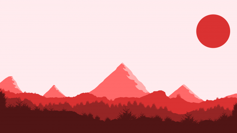 Гора Фудзияма Минимализм